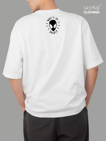 WITH GREAT POWER – Oversized Graphic T-Shirt