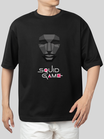 Squid Game Front Man Geometric Oversized T-Shirt