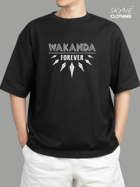 Black Panther Oversized Tee - SKYNÉ CLOTHING
